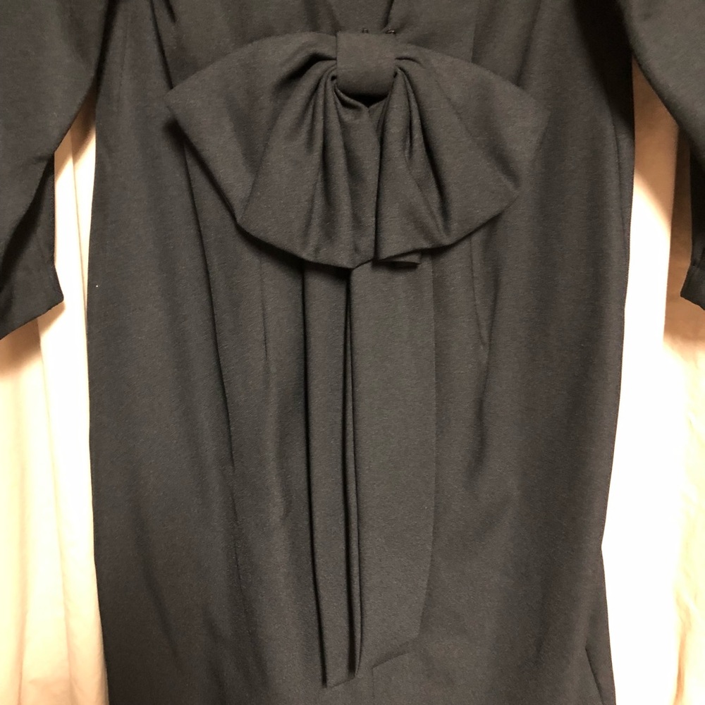 Vintage Pelini After 5 Open Back Black Dress 13/14
